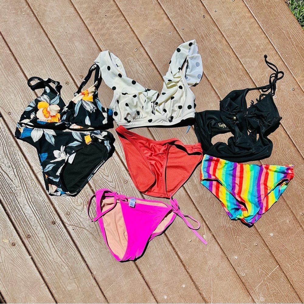 8 Piece Colorful Swim Bundle - image 2